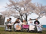 【お花見】桜が咲いたら、近くの公園へ出かけます。寒さ対策も忘れずに。